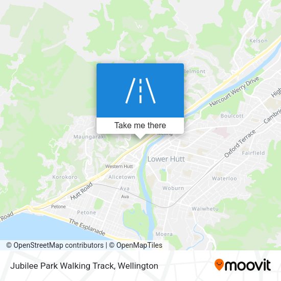 Jubilee Park Walking Track map