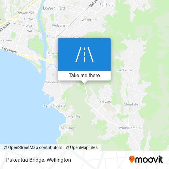 Pukeatua Bridge map