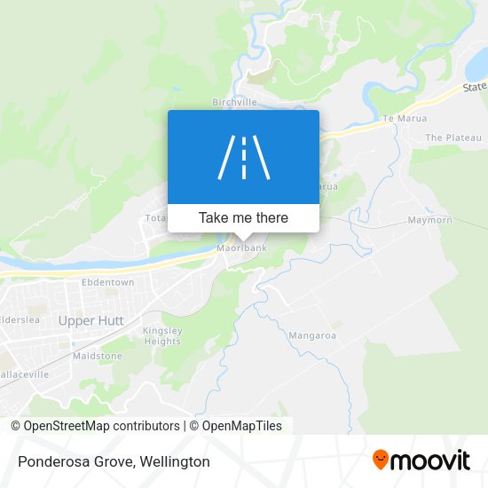 Ponderosa Grove map