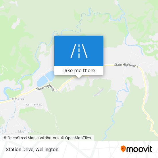 Station Drive map