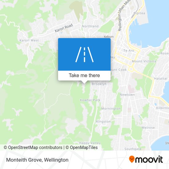 Monteith Grove map