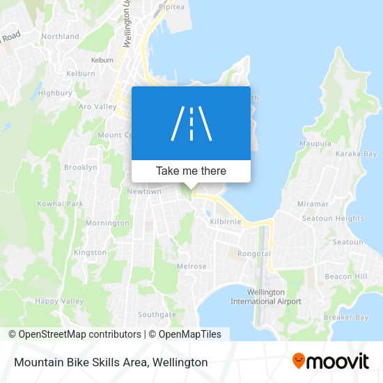 Mountain Bike Skills Area map