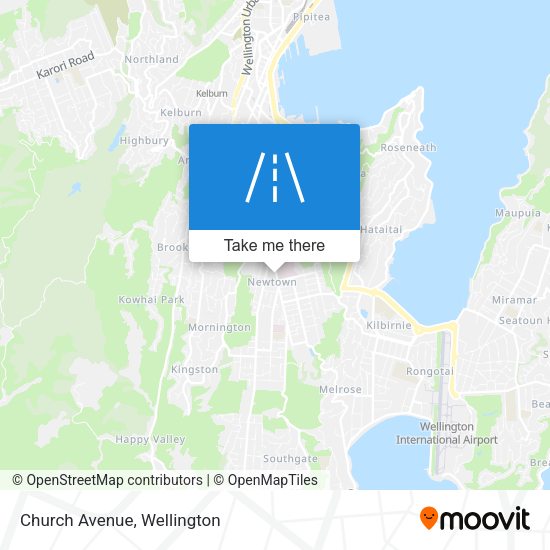 Church Avenue map
