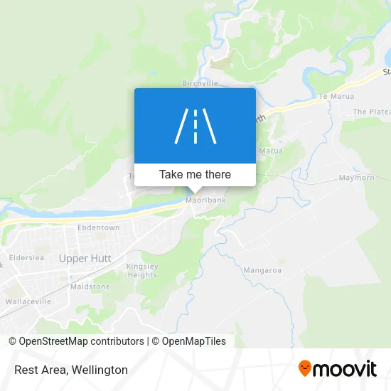 Rest Area map