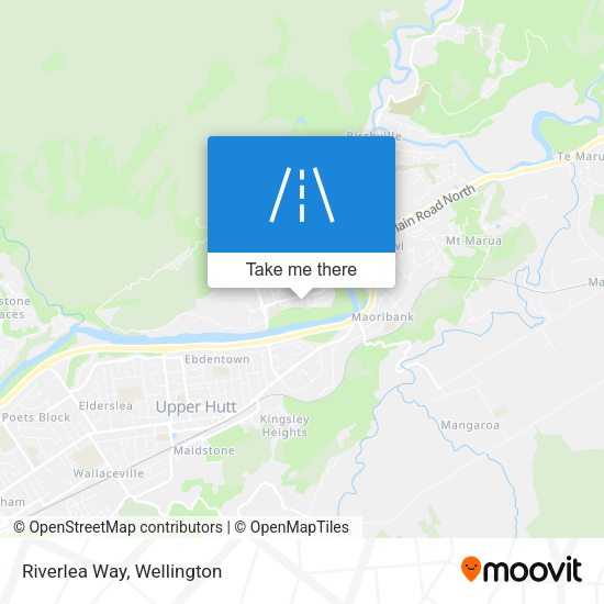 Riverlea Way map