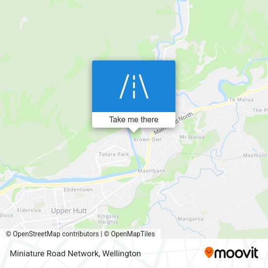 Miniature Road Network map