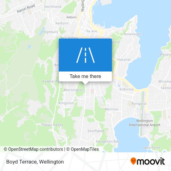 Boyd Terrace map