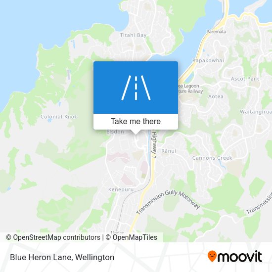 Blue Heron Lane map