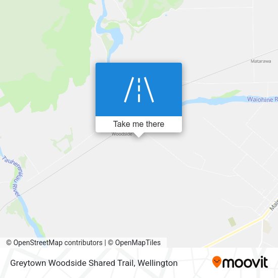 Greytown Woodside Shared Trail map