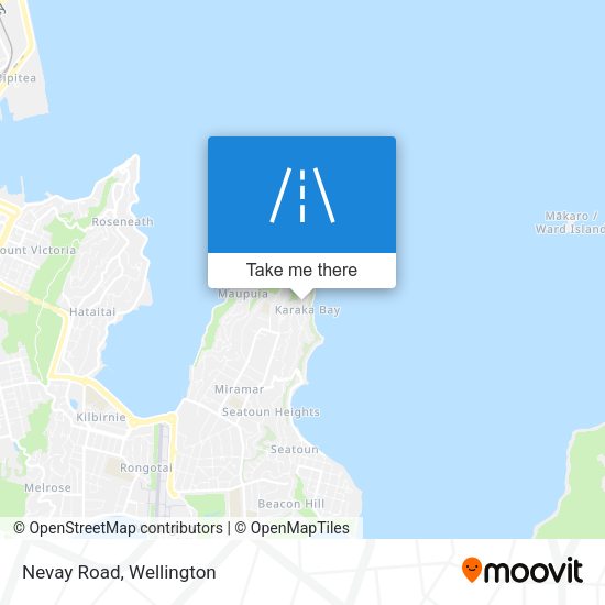 Nevay Road map