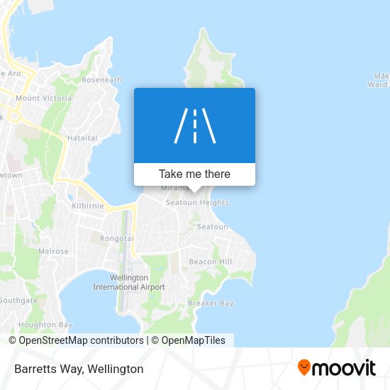 Barretts Way map