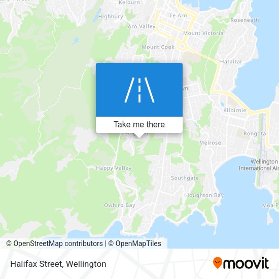 Halifax Street map