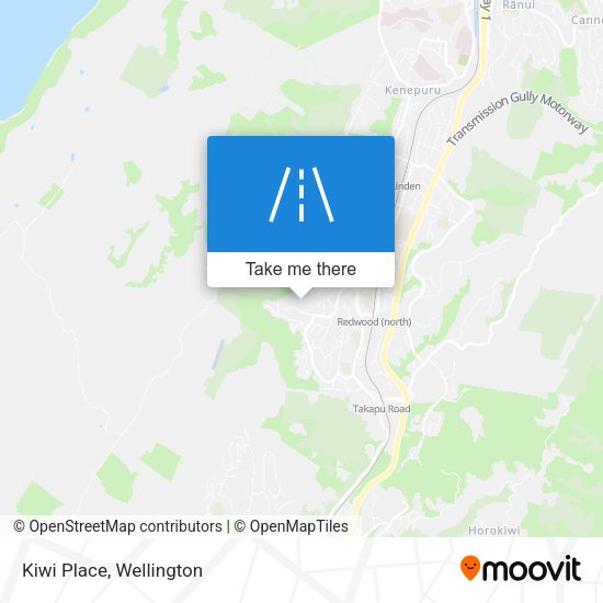 Kiwi Place map