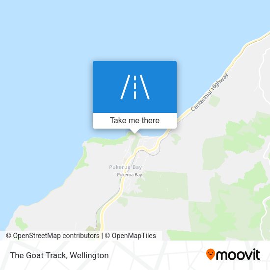 The Goat Track map