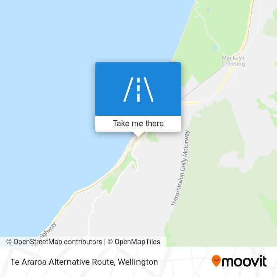 Te Araroa Alternative Route map