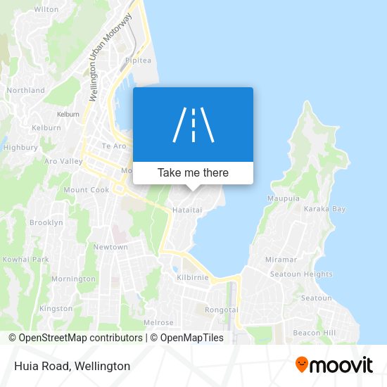 Huia Road map