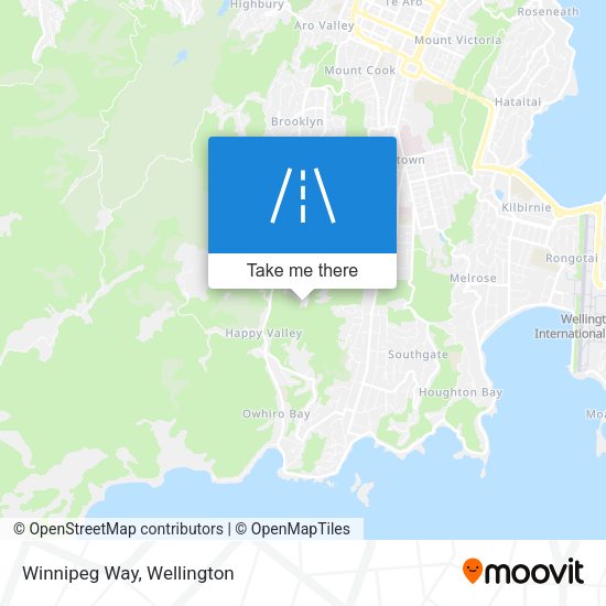 Winnipeg Way map