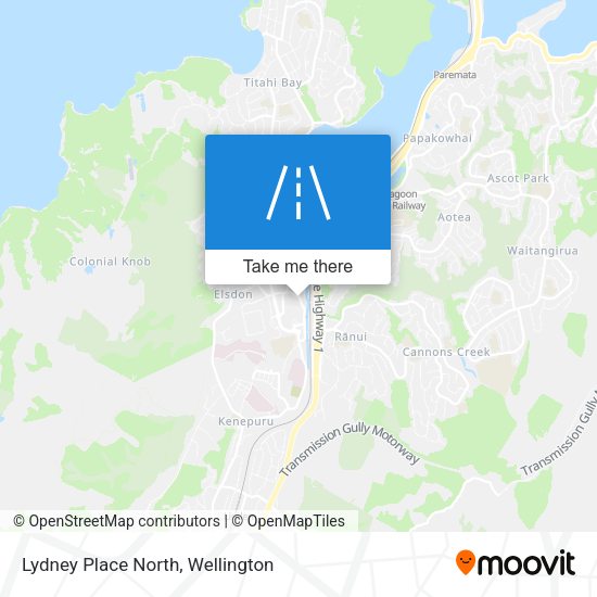 Lydney Place North map