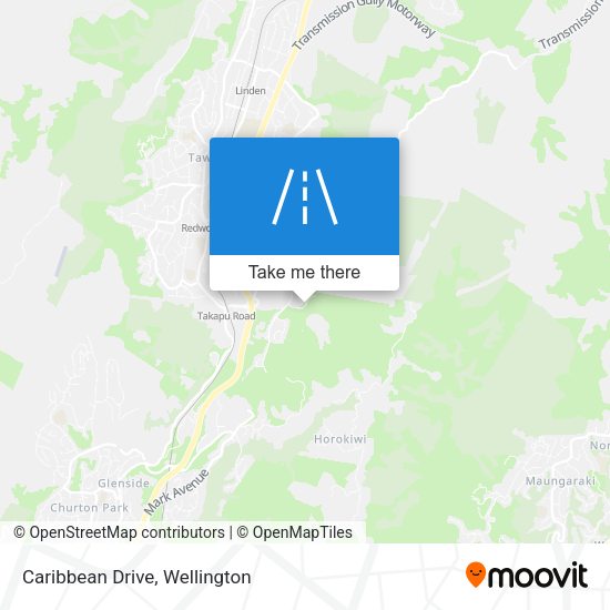 Caribbean Drive map