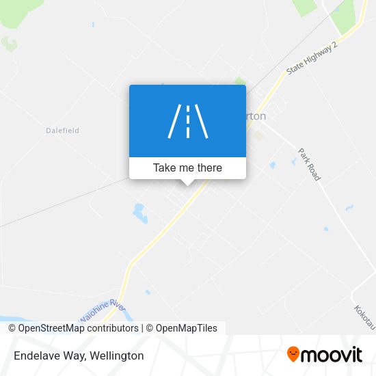 Endelave Way map