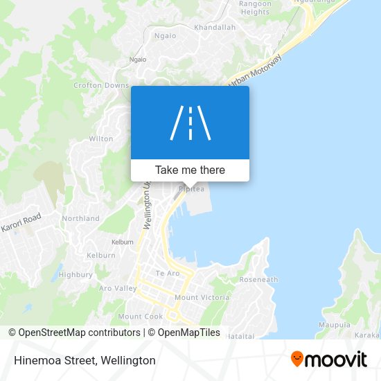 Hinemoa Street map