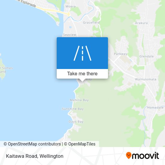 Kaitawa Road map