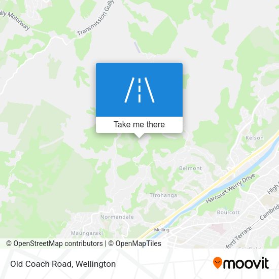 Old Coach Road map