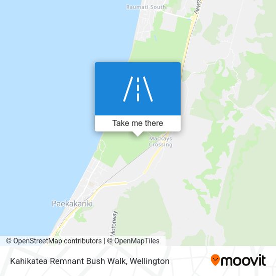Kahikatea Remnant Bush Walk map