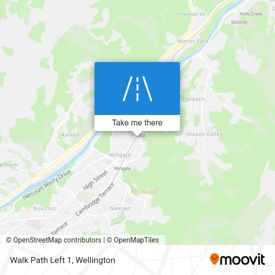 Walk Path Left 1 map