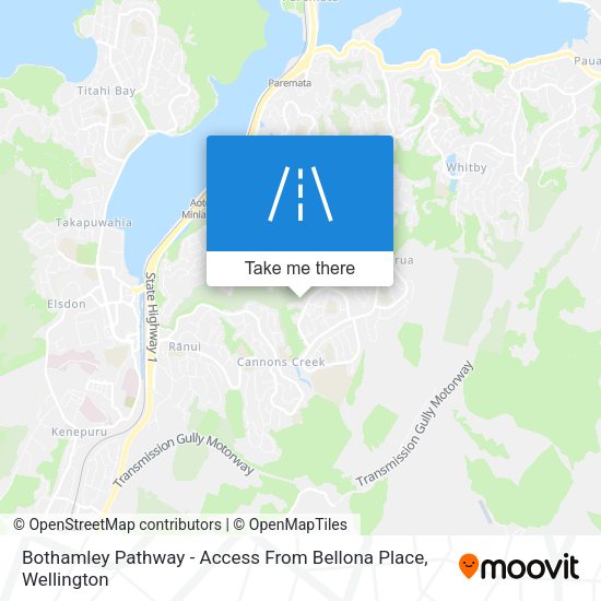 Bothamley Pathway - Access From Bellona Place map