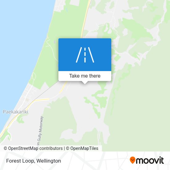 Forest Loop map