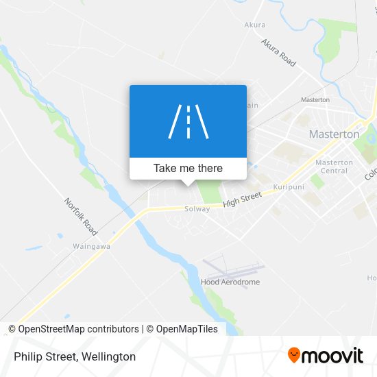 Philip Street map