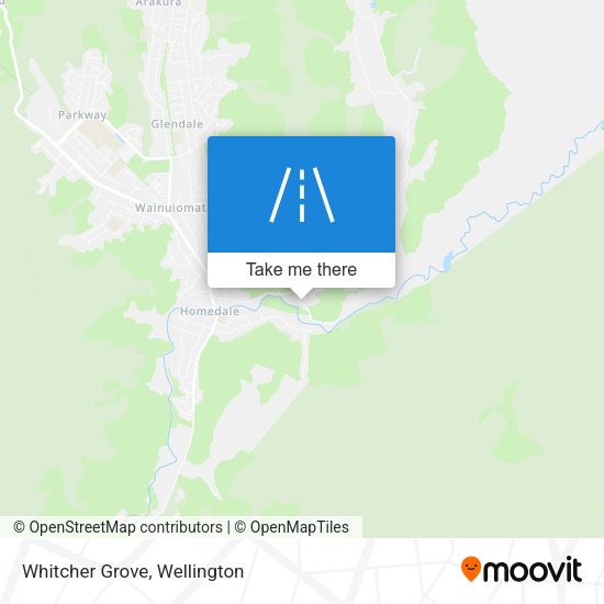 Whitcher Grove map