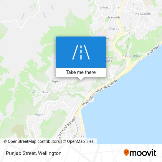 Punjab Street map