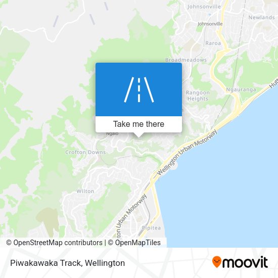 Piwakawaka Track map