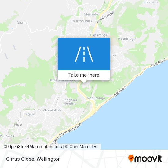 Cirrus Close map