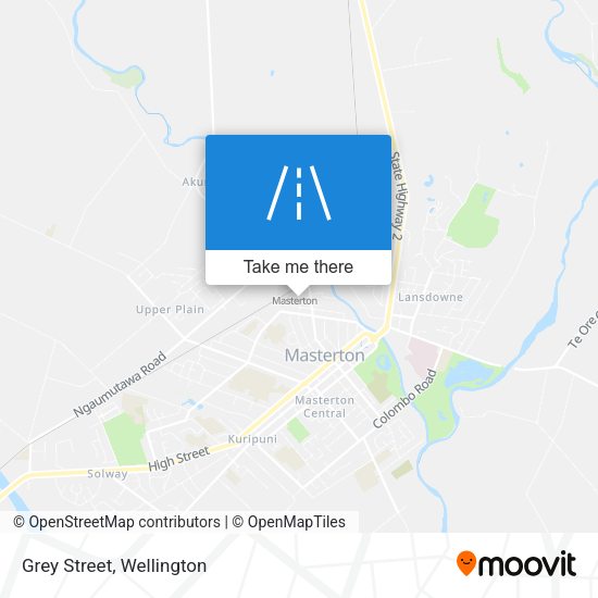 Grey Street map