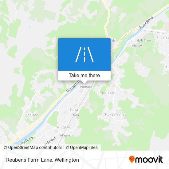 Reubens Farm Lane map