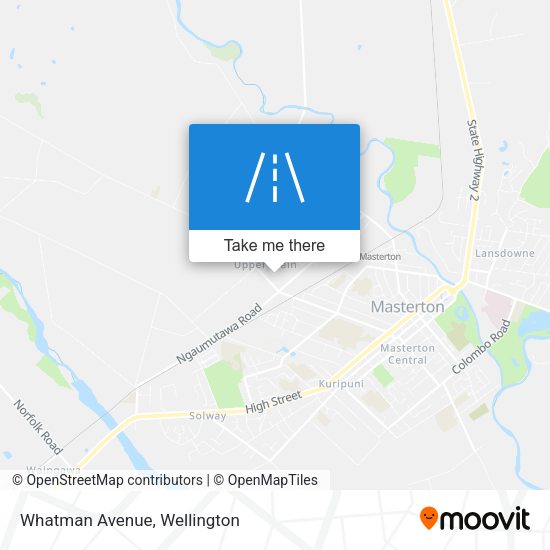 Whatman Avenue map