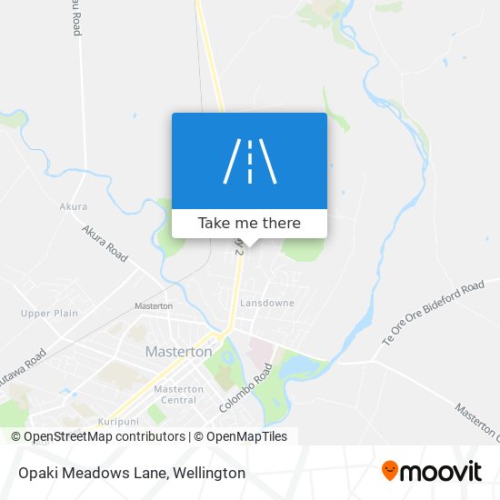 Opaki Meadows Lane map