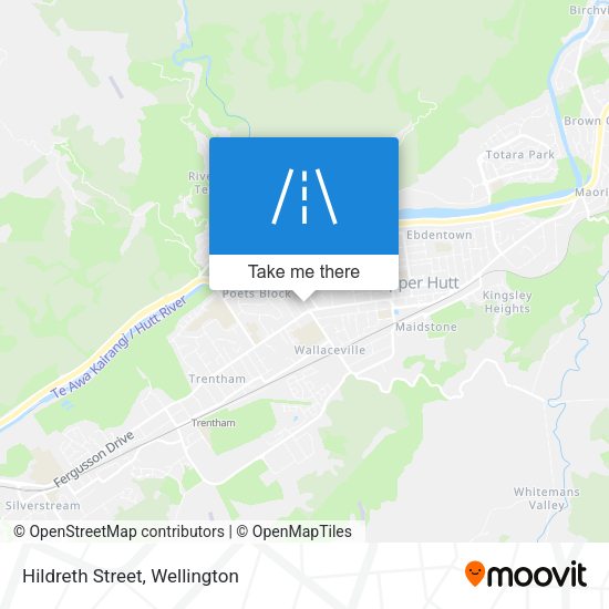 Hildreth Street map