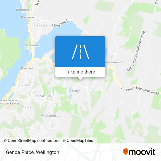 Genoa Place map