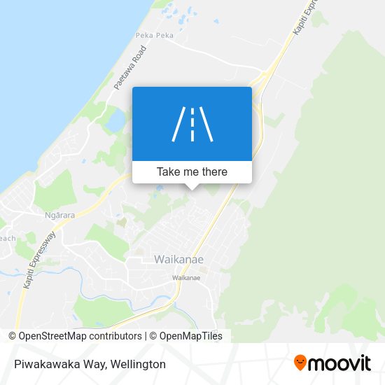 Piwakawaka Way map