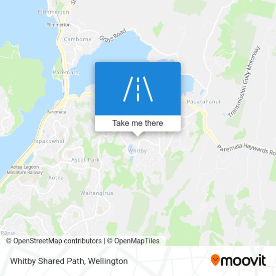 Whitby Shared Path map