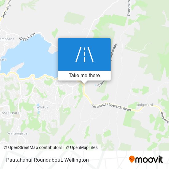 Pāutahanui Roundabout map