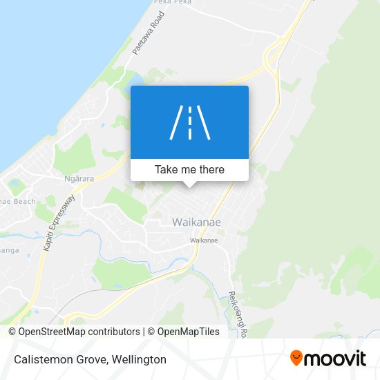 Calistemon Grove map