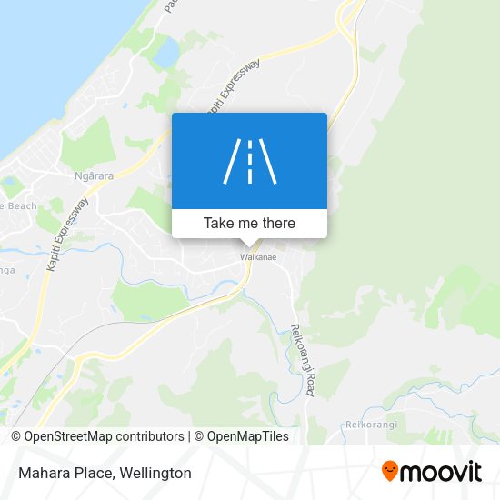 Mahara Place map