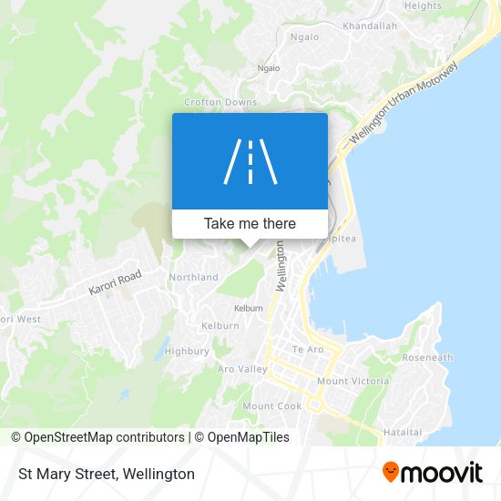 St Mary Street map