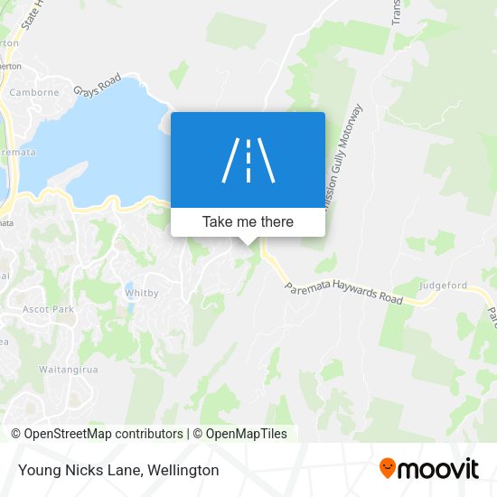 Young Nicks Lane map