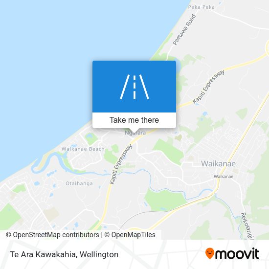 Te Ara Kawakahia map